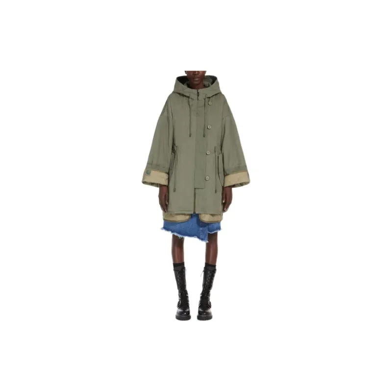 WEEKEND MaxMara Coats Women's Green-1