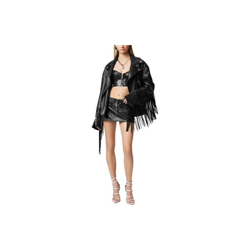 VERSACE SS23 Strapless Top Women's Black-1