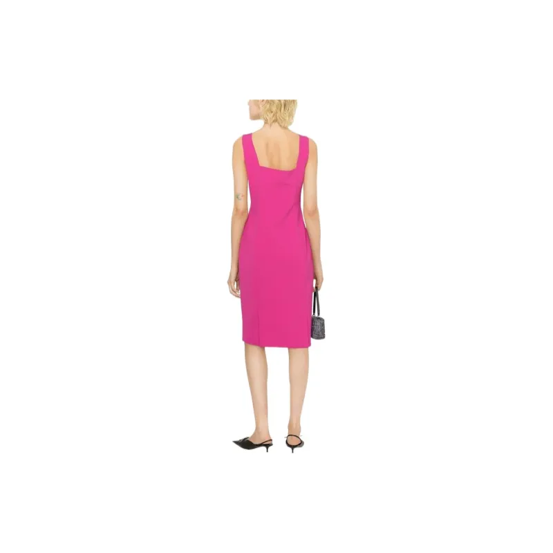MOSCHINO Sleeveless Crossover-strap Dress-2