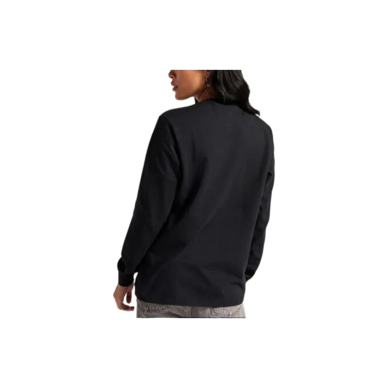 Converse Let's Wander Together Long Sleeve T-Shirt T-Shirt Women's Black-2