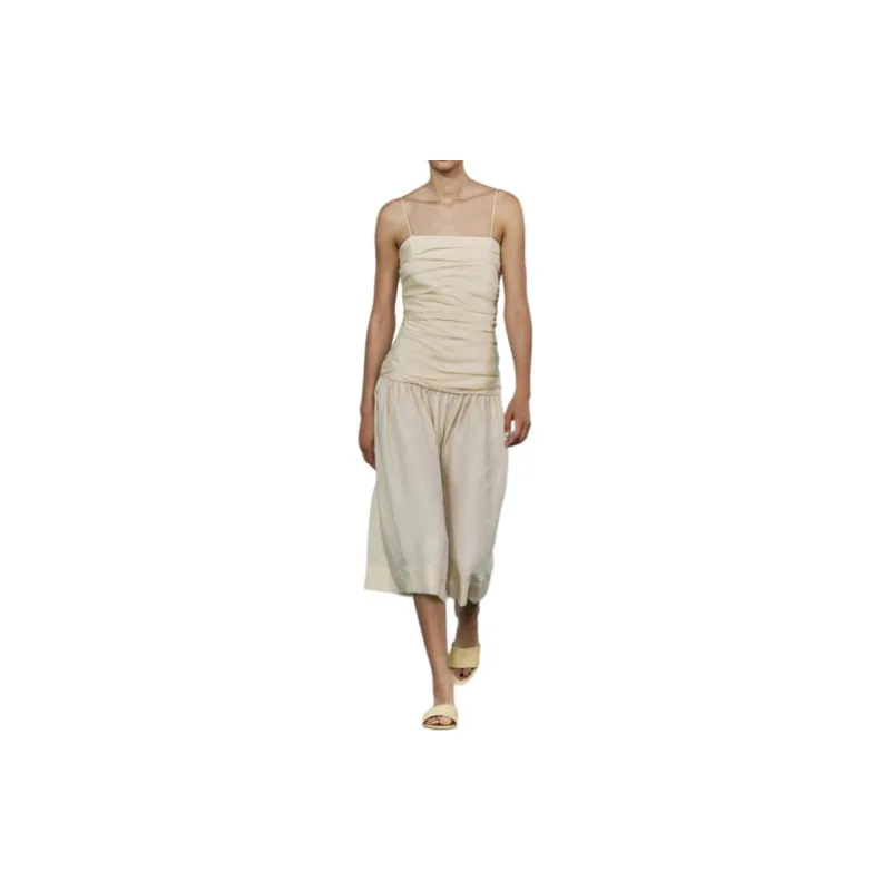 ZARA Slip Dresses Women's Yellow-2