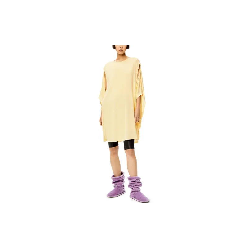 LOEWE Long Sleeved Dresses Women's Yellow-1