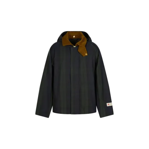 CROQUIS Jackets Men 097 Black/Green Combo