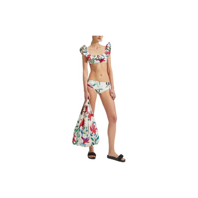 La DOUBLEJ. Ruffle Bikini Top Bikini Women's Multicolor-2