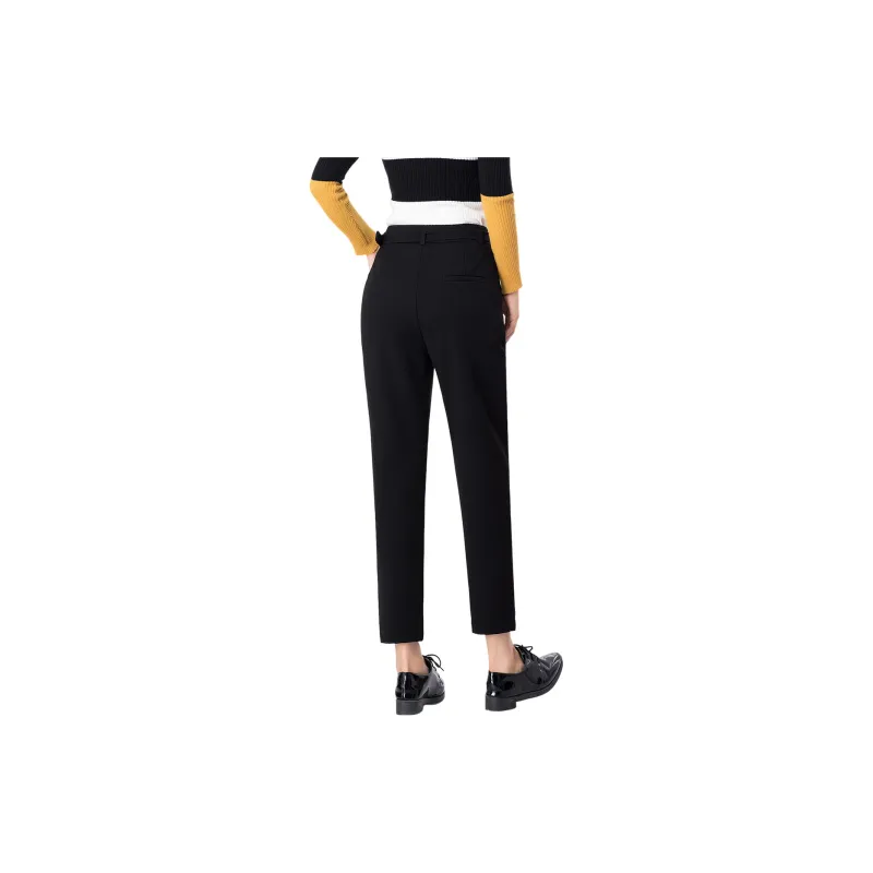 H YXIANG Casual Pants Women's Black-3