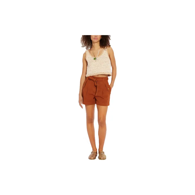 COACH Crop Tops Women's Ecru-1