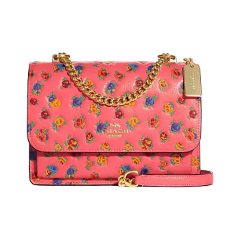 COACH Klare Cow Leather Trunk Bag Shoulder Bag Crossbody Bag Regular Women's Pink