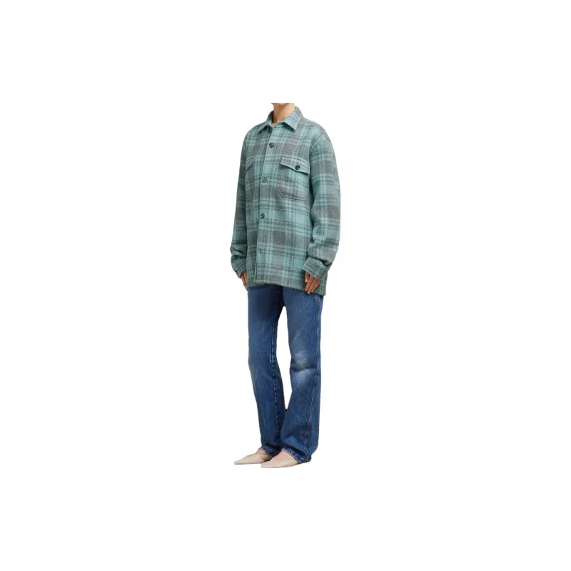 Ami Paris Checked Buttoned Up Overshirt-3