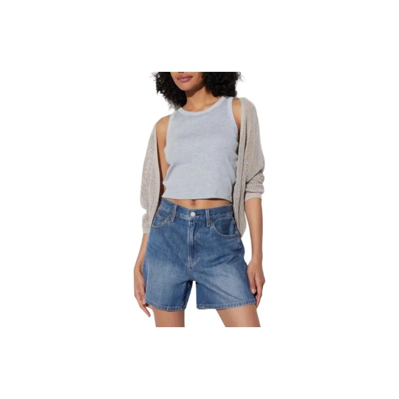 UNIQLO Denim Shorts Women's Royal Blue-2