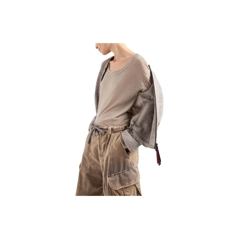 GIORGIO ARMANI Drop-shoulder Zip-up Jacket-3
