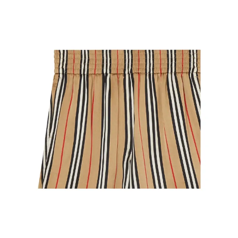 Burberry Icon Stripe Shorts Beige-4
