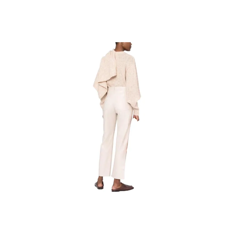 NANUSHKA Faux leather Straight Leg Trousers-2