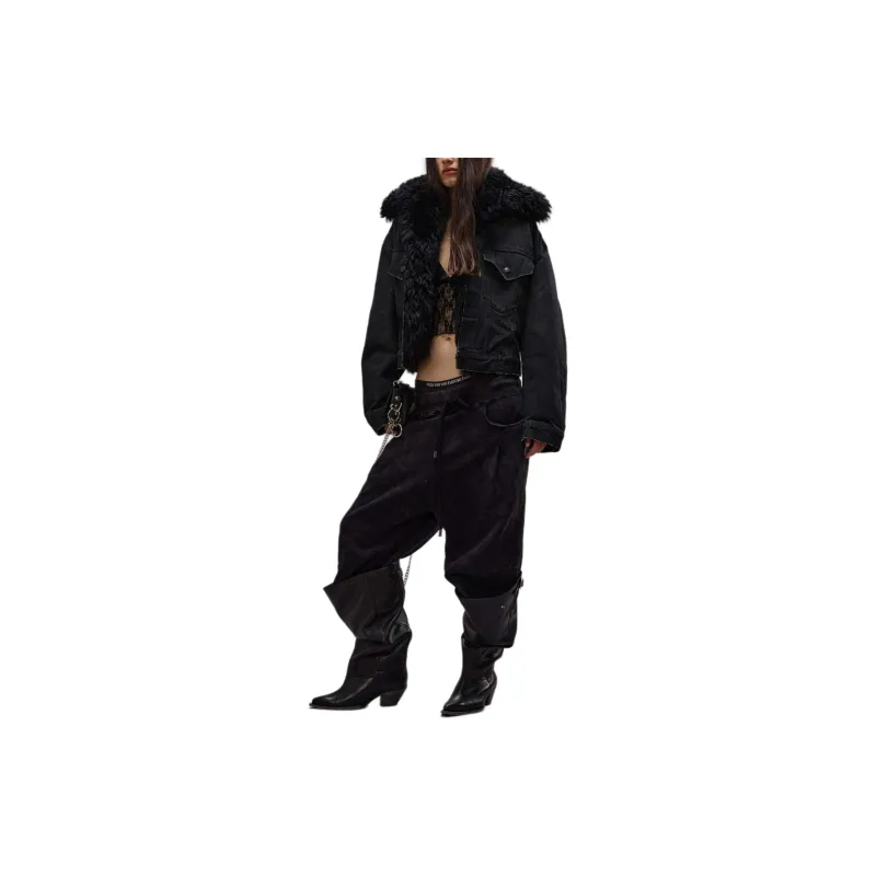 R13 Cropped Track Pants-1