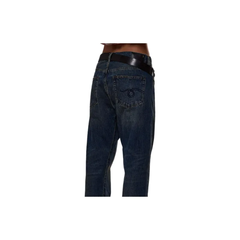 R13 SS24 Jeans Women's Dosson Blue-4