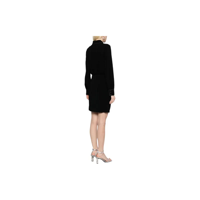 Cinq A Sept Gabby Tied waist Shirtdress-2
