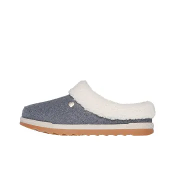 Skechers Cozy Abrasion-Resistant Slip-Resistant Wrap-toe Slippers Women's Gray