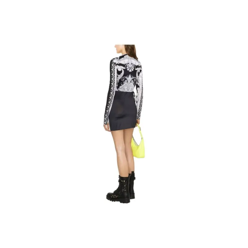 VERSACE Barocco print Crop Top-2