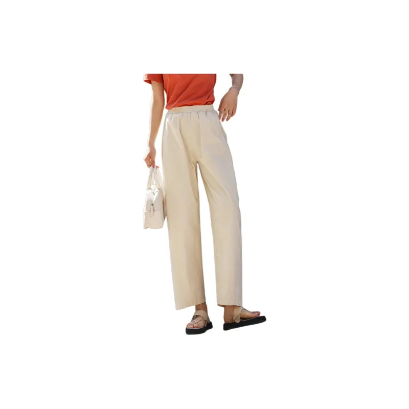 【dme】 Casual Pants Women's Light Beige Yellow-2