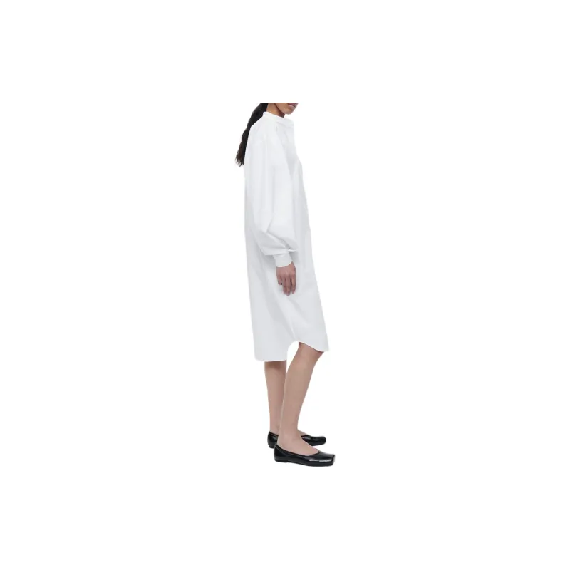 COS Long Sleeved Dresses Women's White-3