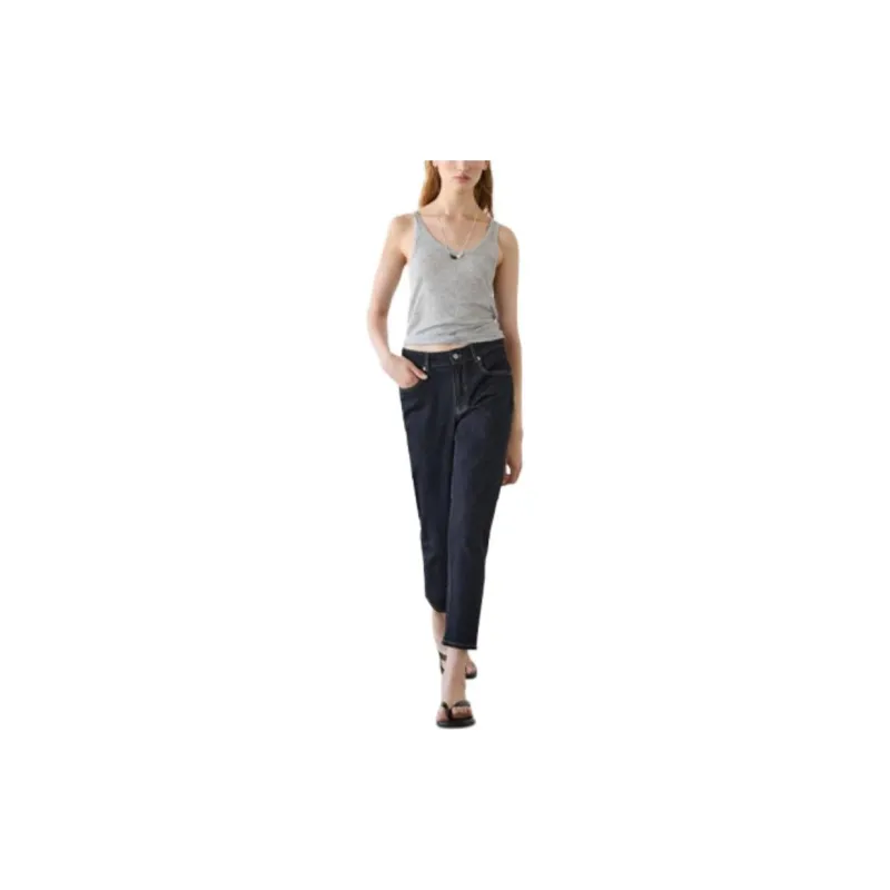 Massimo Dutti Jeans Women's Dark Blue-2