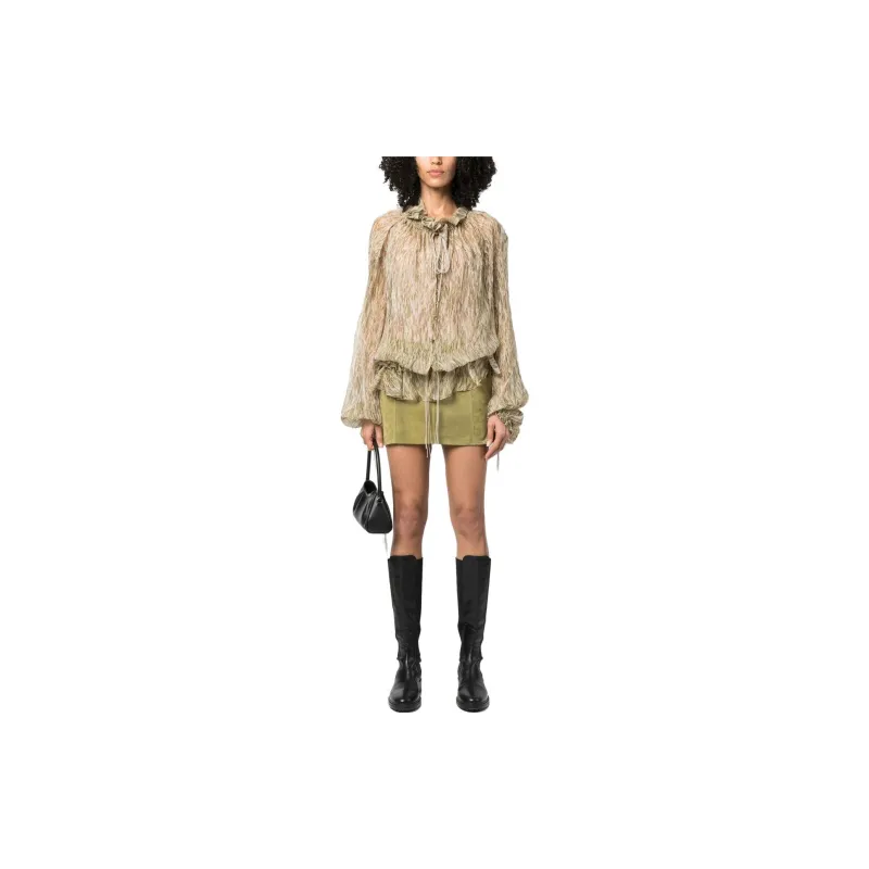 Petar Petrov Chiffon Shirts Women's Green-1