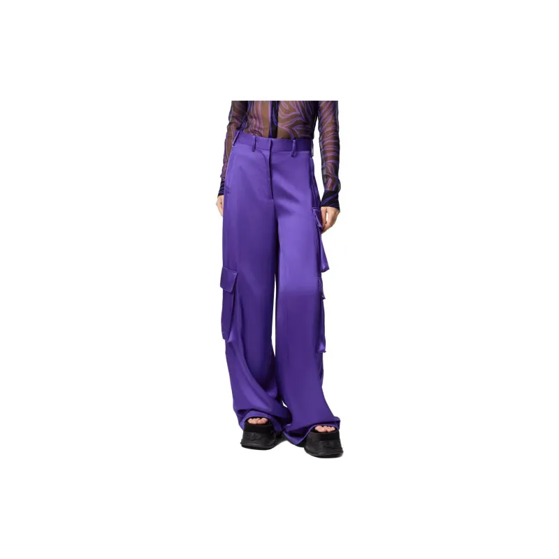 VERSACE Wide Leg Cargo Pants-1