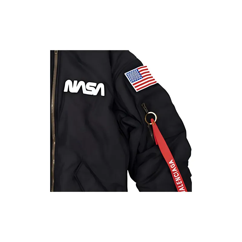Balenciaga Nasa Bomber Jacket 'Black'-5