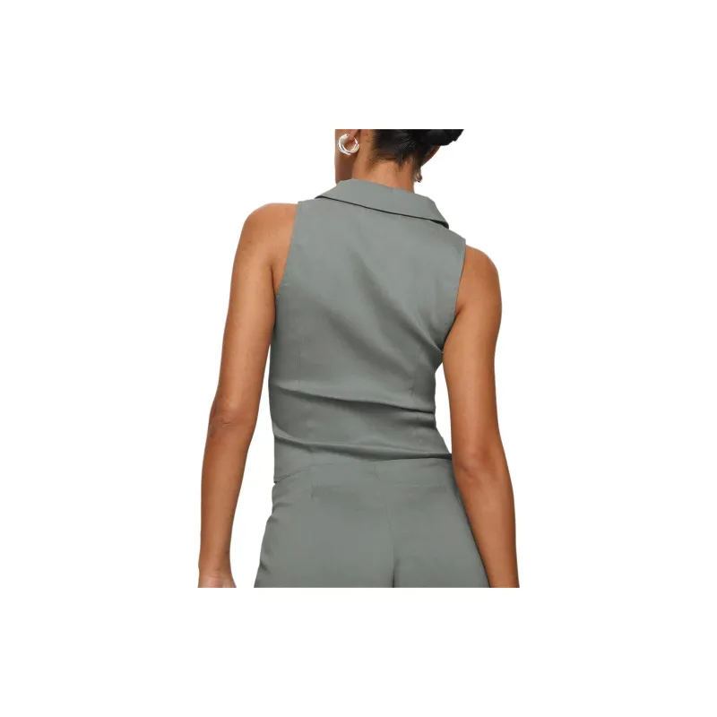 PRINCESS POLLY JANAE VEST TOP Tank Tops Women's GREY/Gray-1