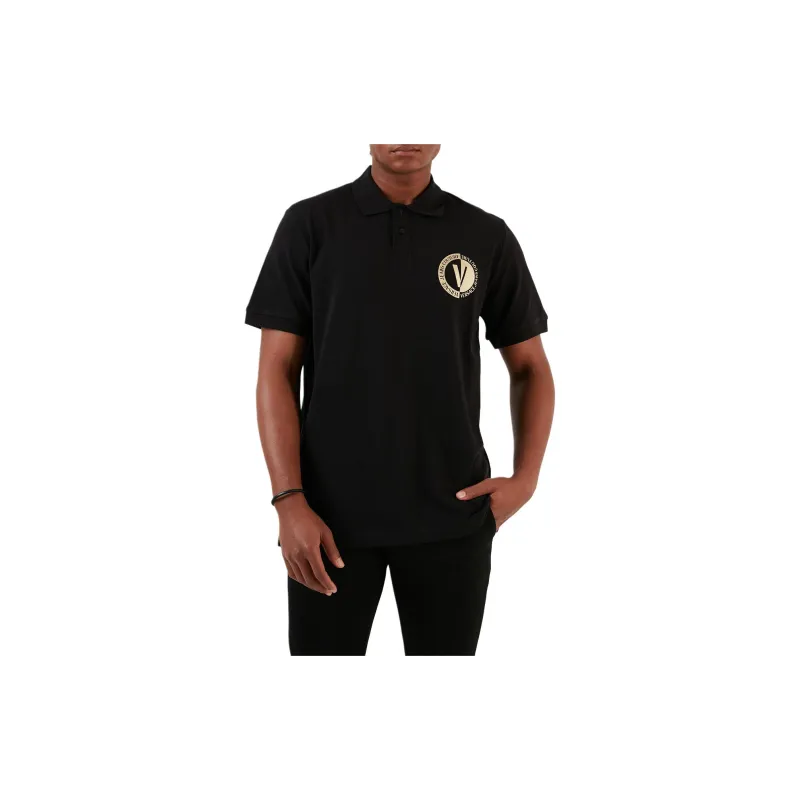 VERSACE JEANS COUTURE SS23 Polo Shirt Men's Black-2