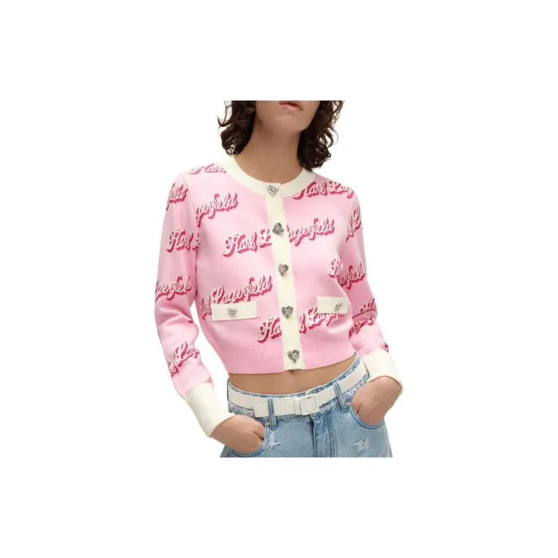 KARL LAGERFELD SS24 Knitwear Women's Pink-6