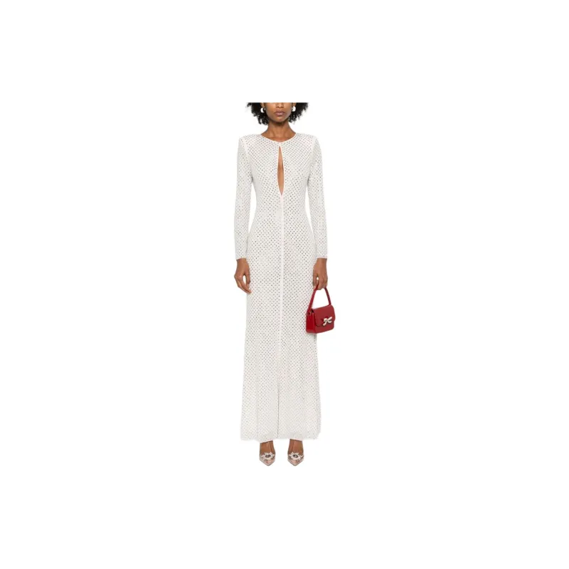 Self-portrait Embellished Keyhole Maxi Dress-1