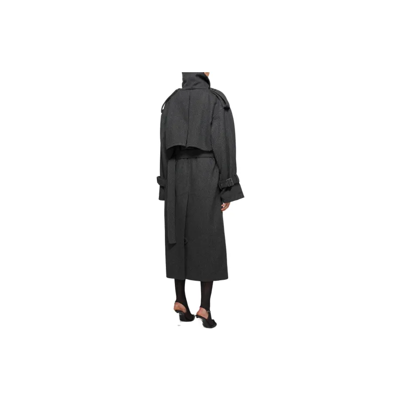 Acne Studios Double Breasted Belted Coat-3