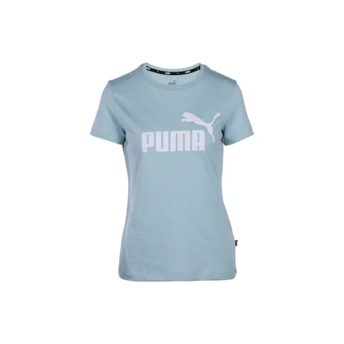 PUMA T-Shirts Women's Blue