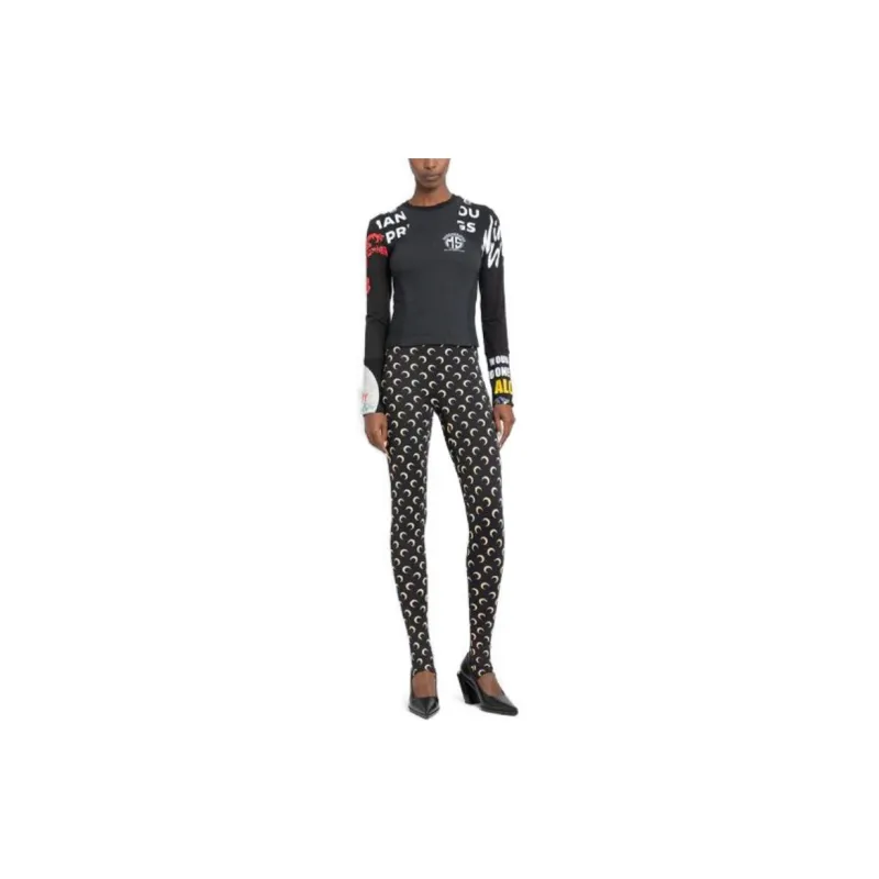 Marine Serre Fuseaux Moon Printed Leggings-1