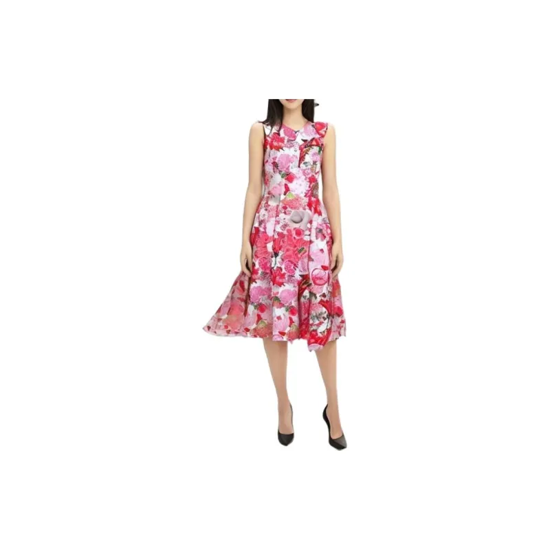 MARNI Allover Floral Printed Sleeveless Dress-2