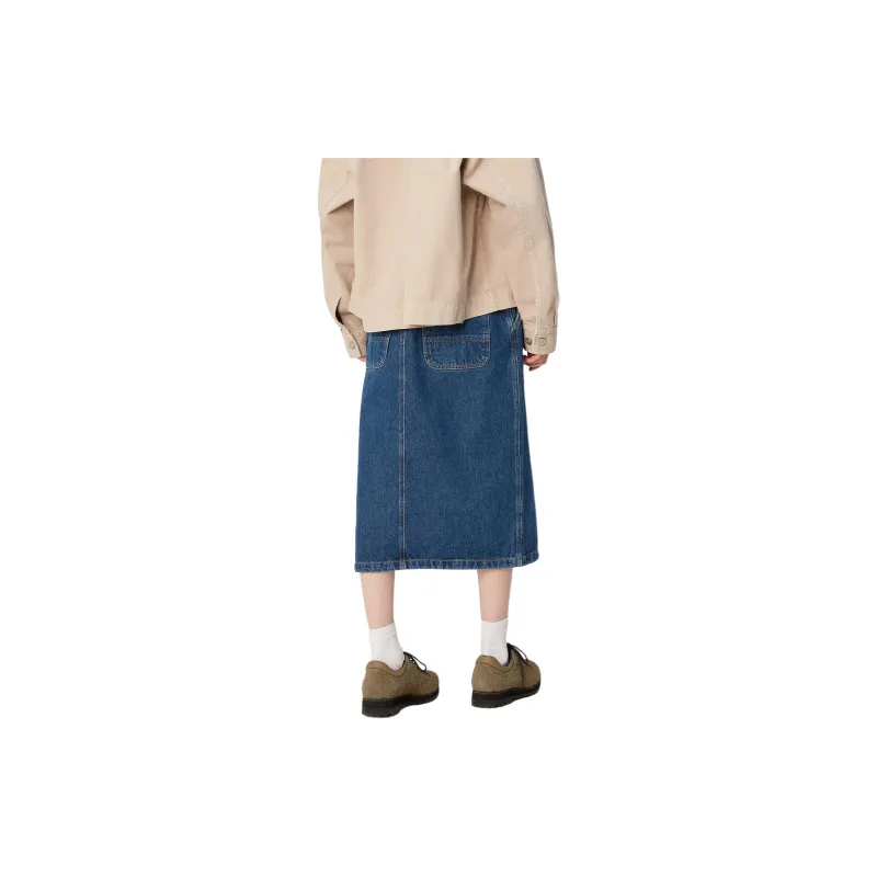 Carhartt WIP Colby Denim Midi Shirt-3