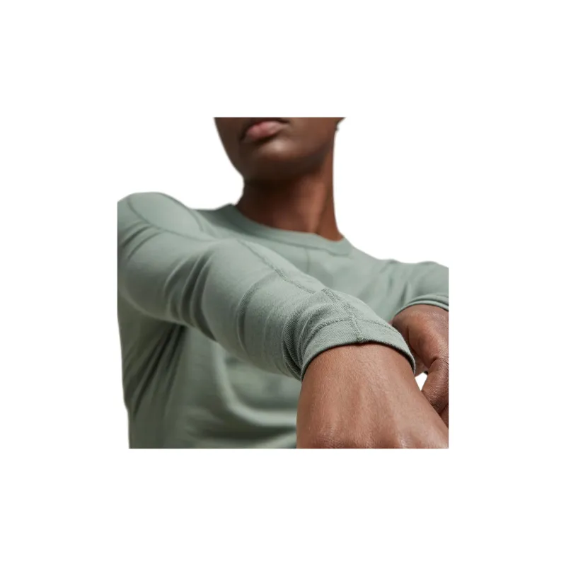 Adidas T Shirt Women's Gray Stone Green-5