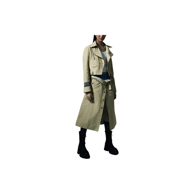 Ksubi Incognito Biker Twill Trench Coat-5