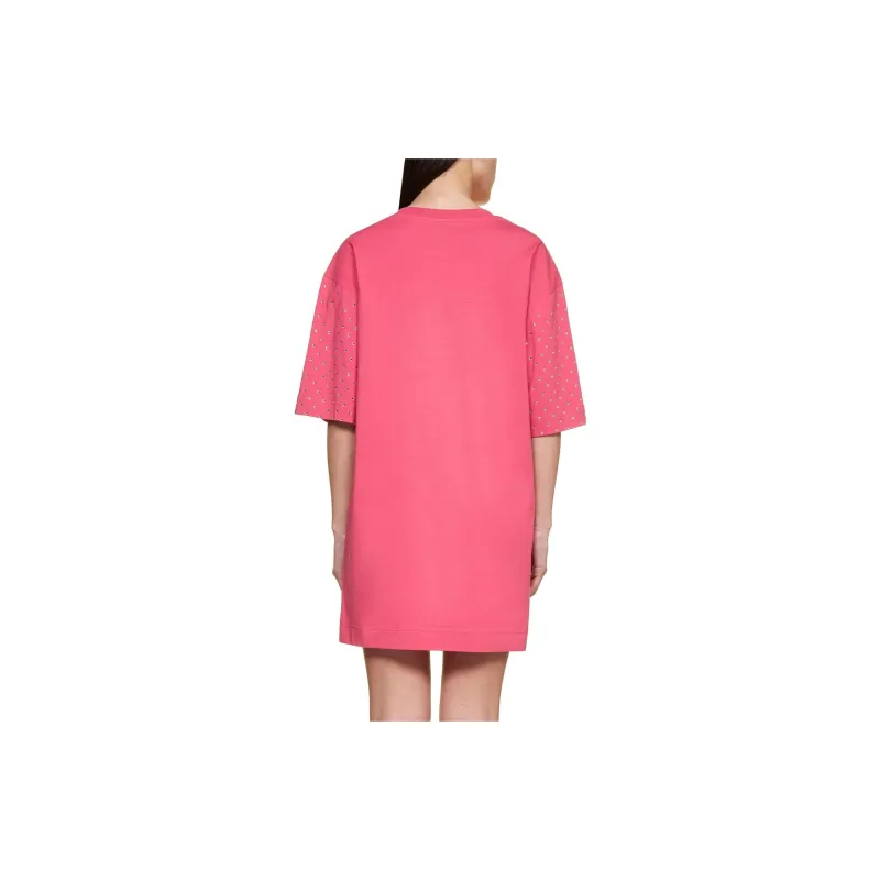 MOSCHINO Short-Sleeved Dresses Women's Pink-2