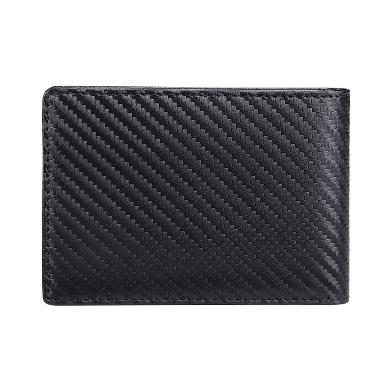 GOLF Synthetic Leather Card Holder Small Size Men's Black-9