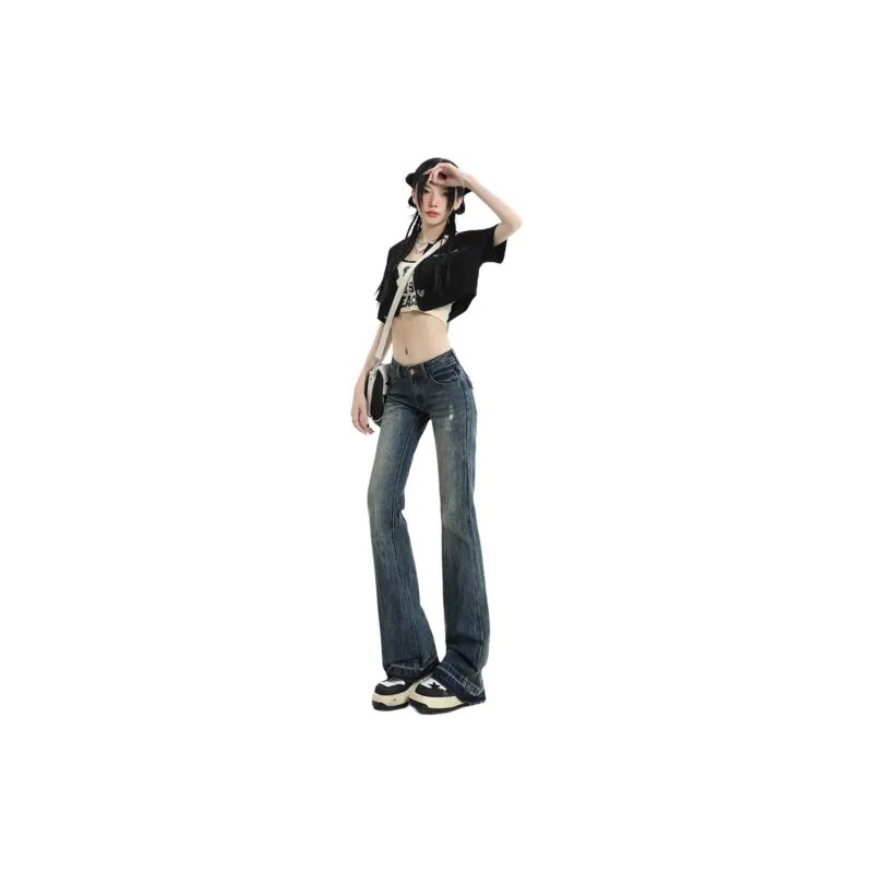 Kazakhstan Jeans Women's Vintage Blue-2