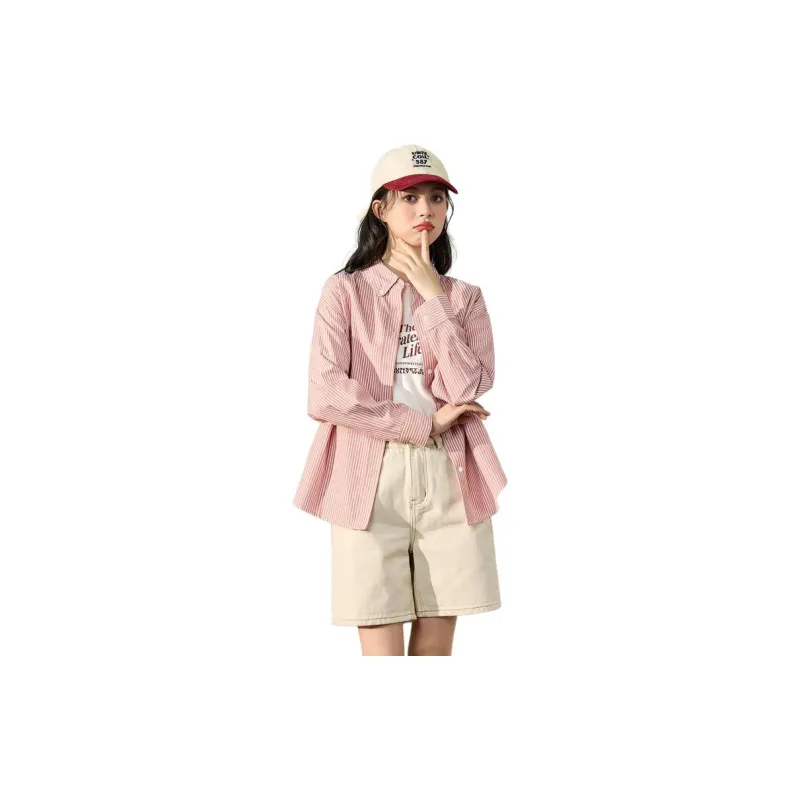 Tonlion Shirt Women's Crimson Tea-1