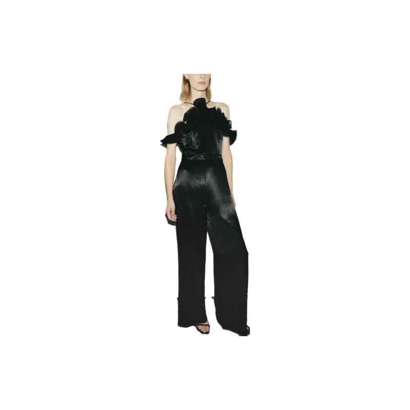 ZARA Jumpsuits Women's Black-2