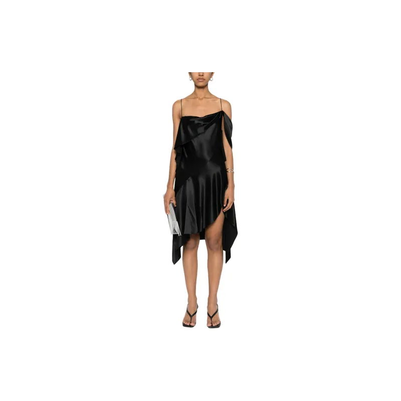 Givenchy One shoulder Silk Dress-1