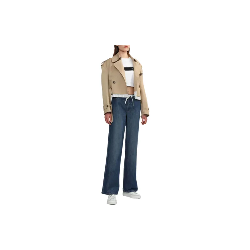A.P.C Drawstring Wide Leg Jeans-2