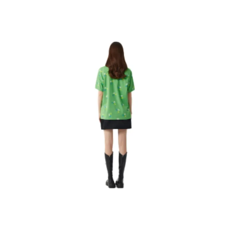DEGAIA T Shirt Women's Medium Green-1