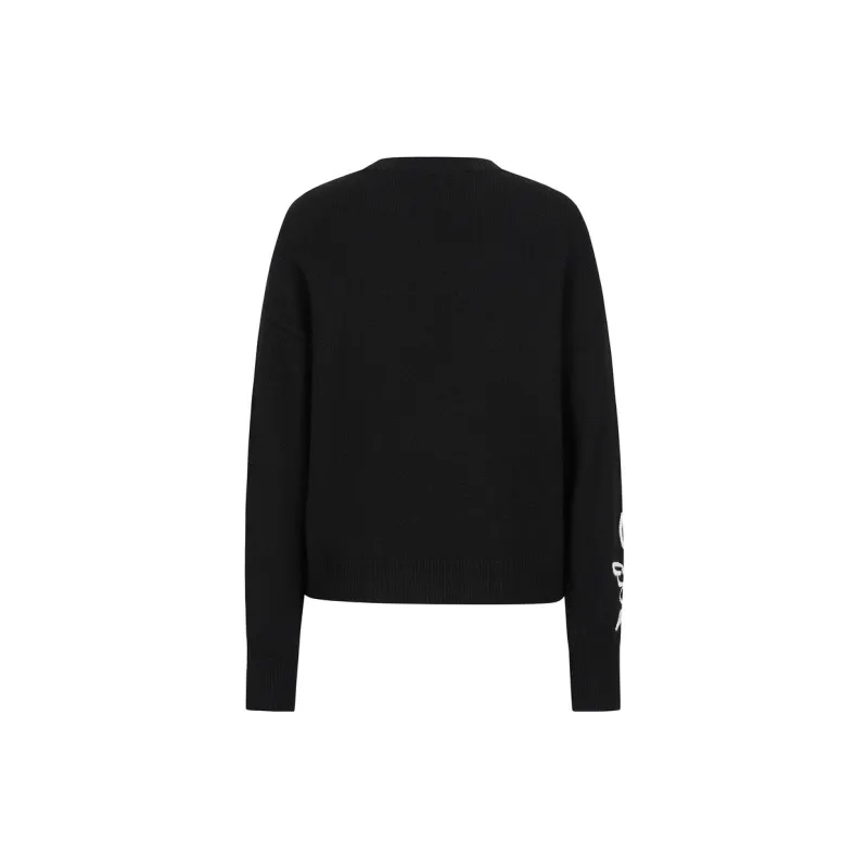 JZ. ANNAKRO Sweater Women's Plain Black-1