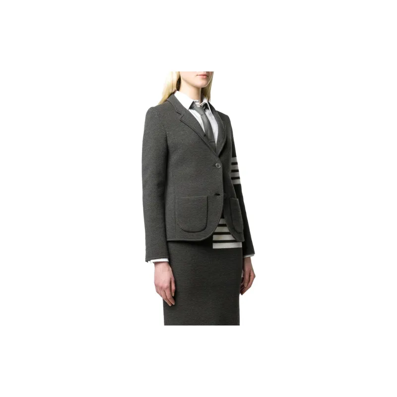 THOM BROWNE 4-Bar Merino Jacket-2