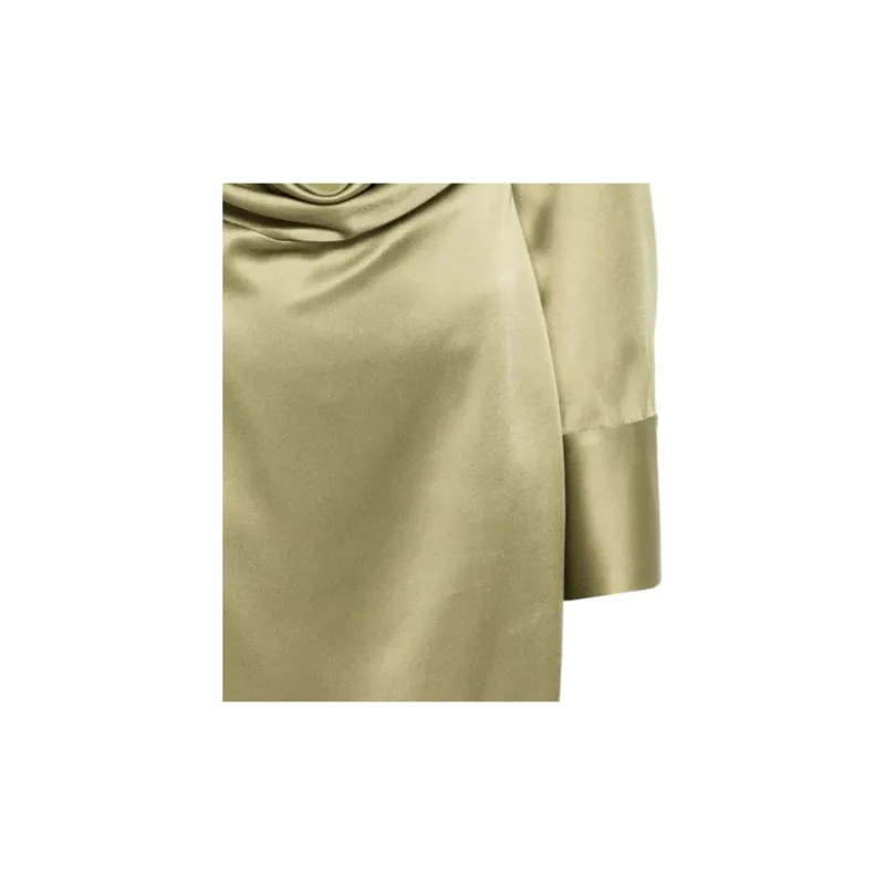 Blumarine Satin Mini Dress-4