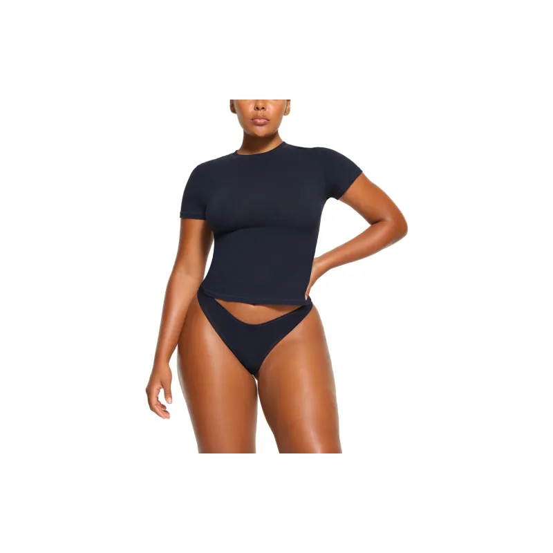 SKIMS T Shirt Women's Navy Blue/NAVY-1